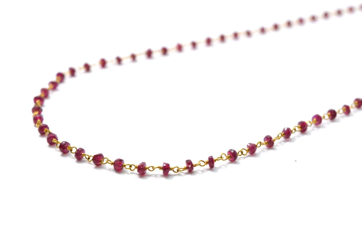 14k  Solid Gold Necklace With AAA Quality in 2.50 MM Size , SGGRC-115