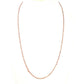 14k  Solid Gold Necklace With Ruby Stone In 2.50 MM Size  , SGGRC-116