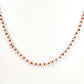 14k  Solid Gold Necklace With Ruby Stone In 2.50 MM Size  , SGGRC-116