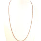 14k  Solid Gold Necklace With Ruby Stone In 2.50 MM Size  , SGGRC-117