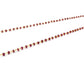 14k  Solid Gold Necklace With Ruby Stone In 2.50 MM Size  , SGGRC-117