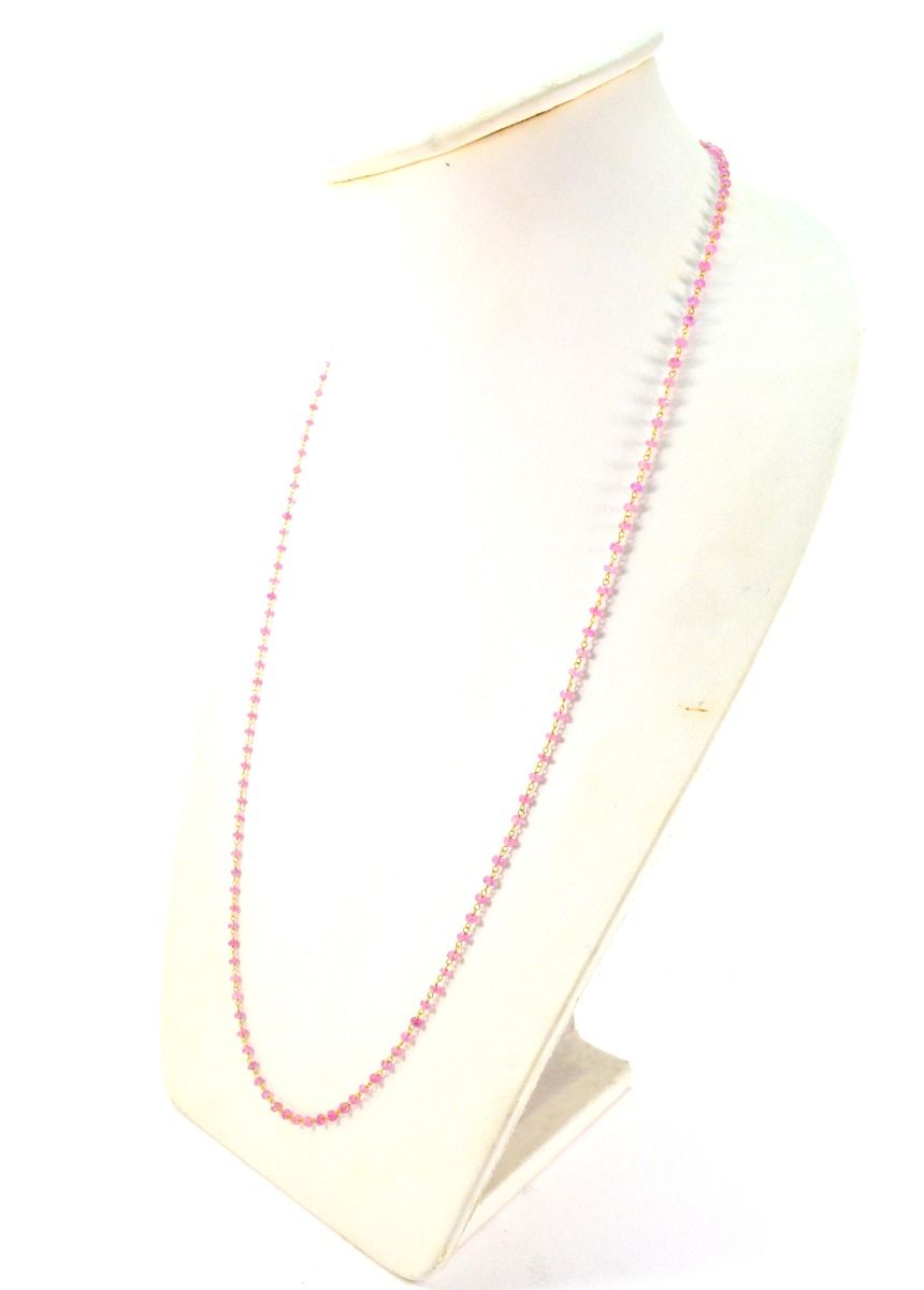 Lovely 14k  Solid Gold Necklace in Roundel Shape With 3MM Size, SGGRC-120