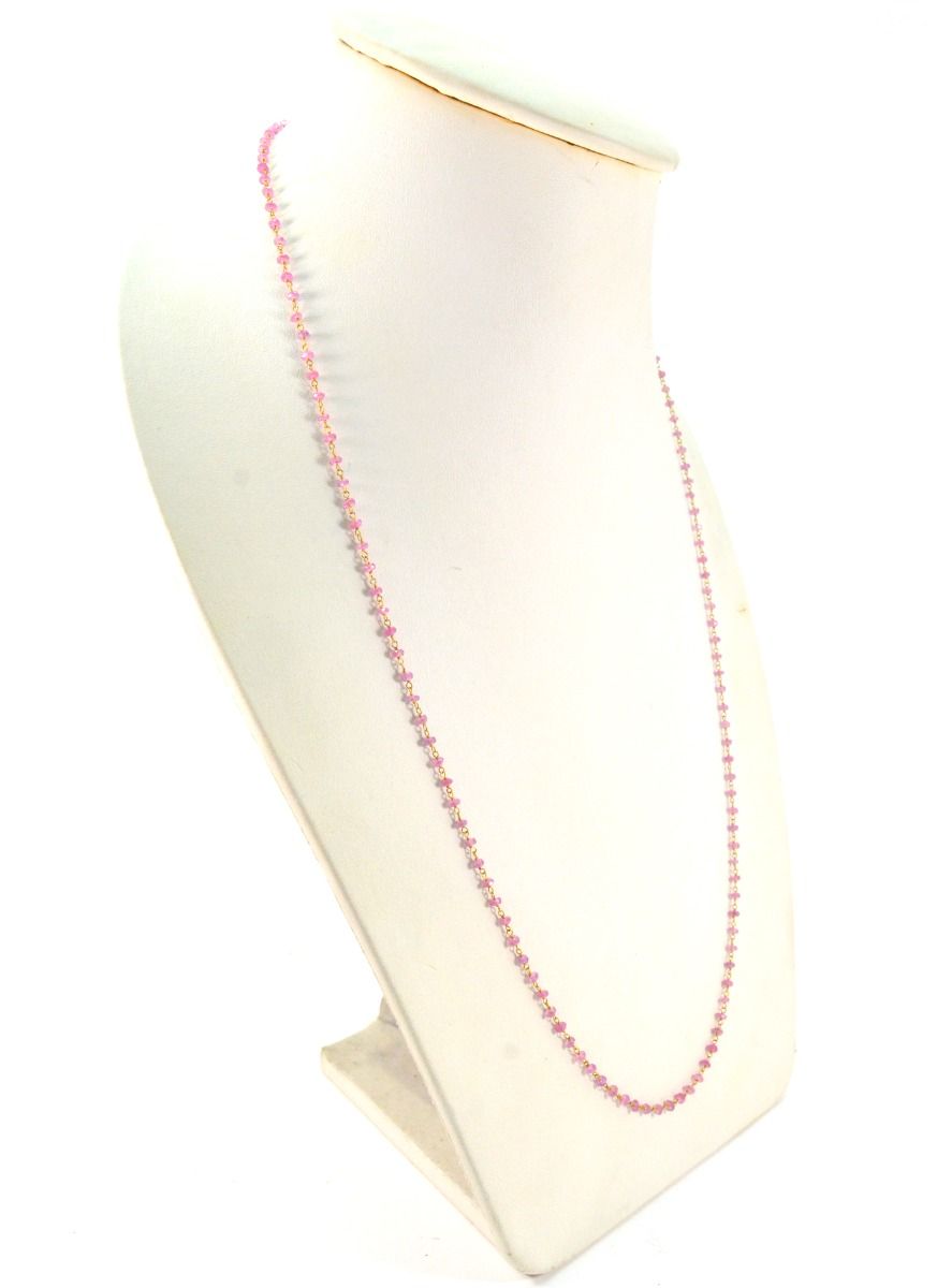 Lovely 14k  Solid Gold Necklace in Roundel Shape With 3MM Size, SGGRC-120