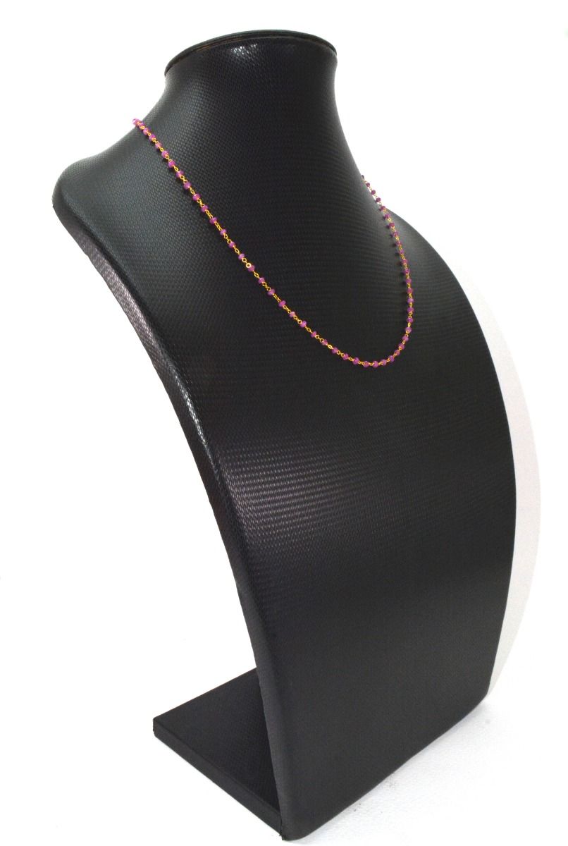 Beautiful 14k  Solid Yellow Gold Necklace With AAA Quality - 3MM, SGGRC-121