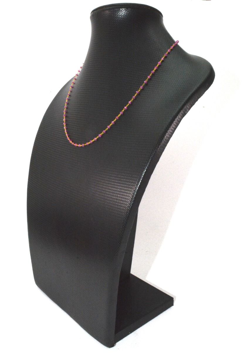 Beautiful 14k  Solid Yellow Gold Necklace With AAA Quality - 3MM, SGGRC-121