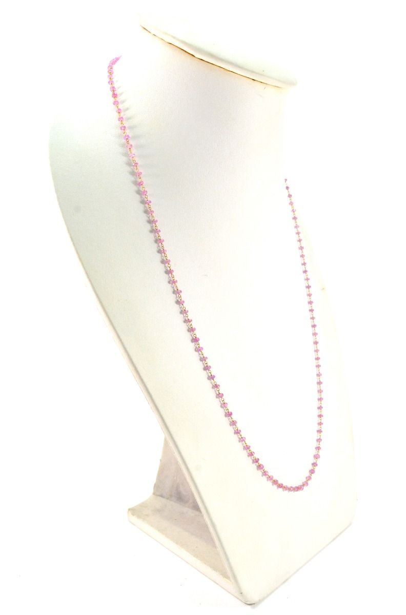 14k Solid Yellow Gold Necklace In 3MM Size - Roundel in Shape, SGGRC-121