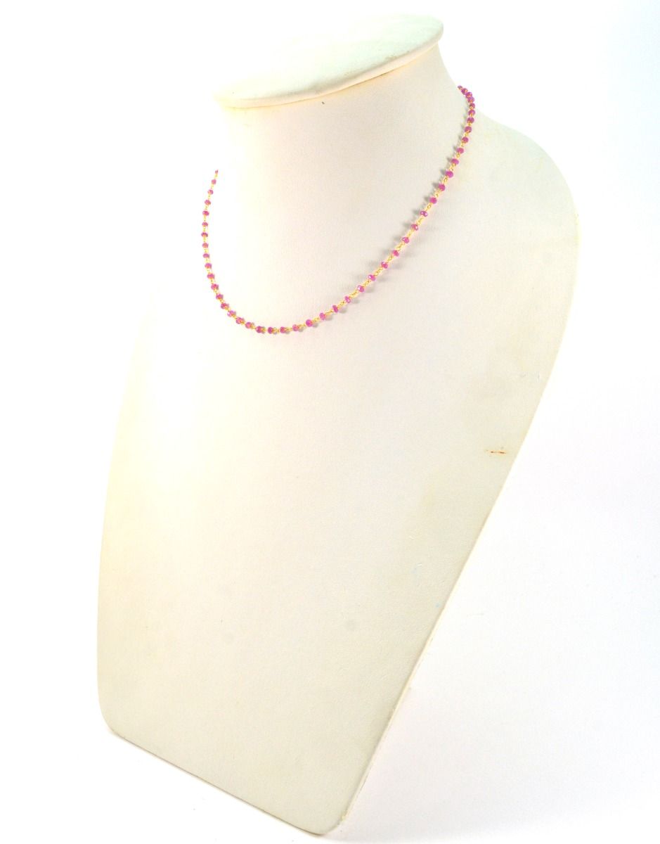 14k Solid Yellow Gold Necklace With AAA Quality In 2.50 MM Size, SGGRC-124