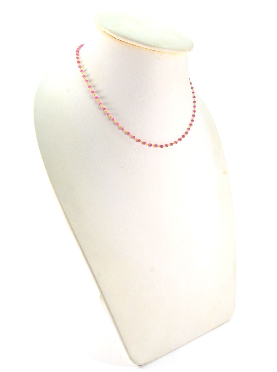 14k Solid Yellow Gold Necklace With AAA Quality In 2.50 MM Size, SGGRC-124