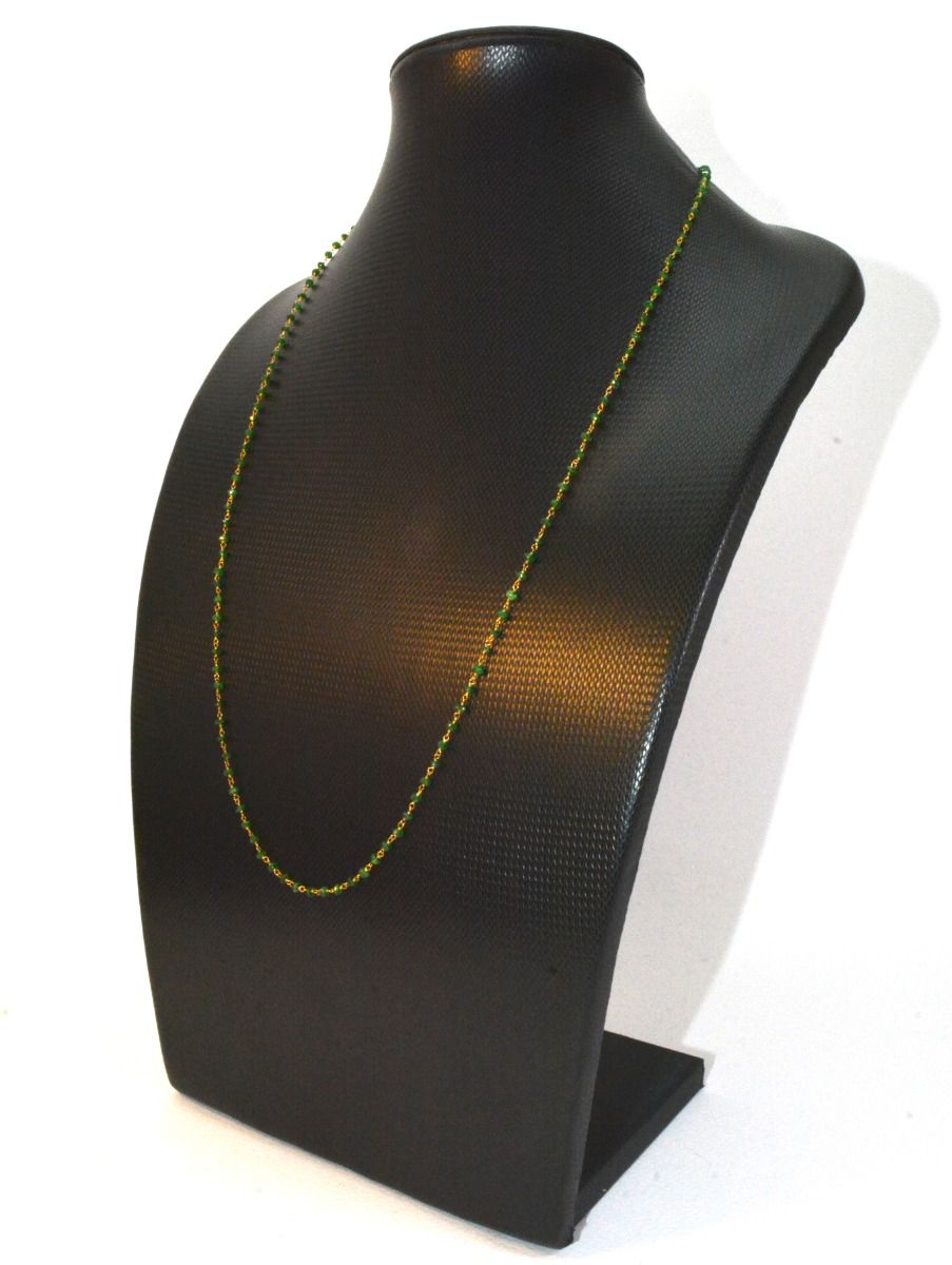 14k Solid Yellow Gold Necklace in Roundel Shape - 3MM Size, SGGRC-127