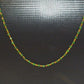 14k Solid Yellow Gold Necklace in Roundel Shape - 2.50 MM  Size, SGGRC-128