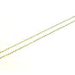 14k Solid Yellow Gold Necklace in Roundel Shape - 2.50 MM  Size, SGGRC-128