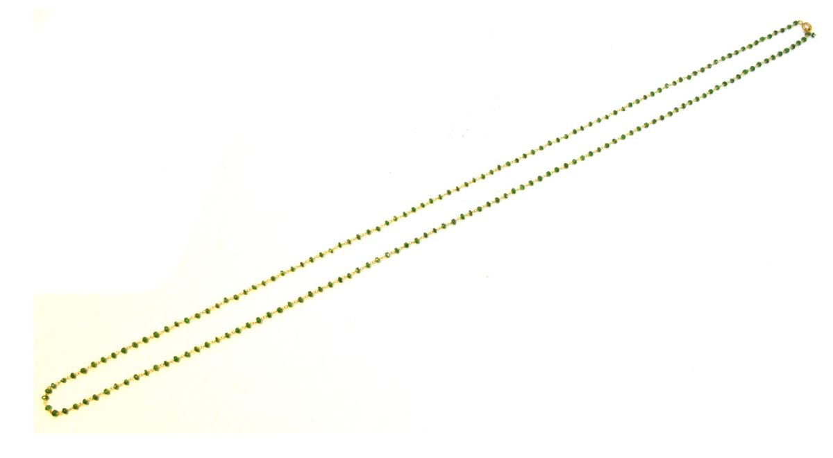 14k Solid Yellow Gold Necklace in Roundel Shape - 2.50 MM  Size, SGGRC-128