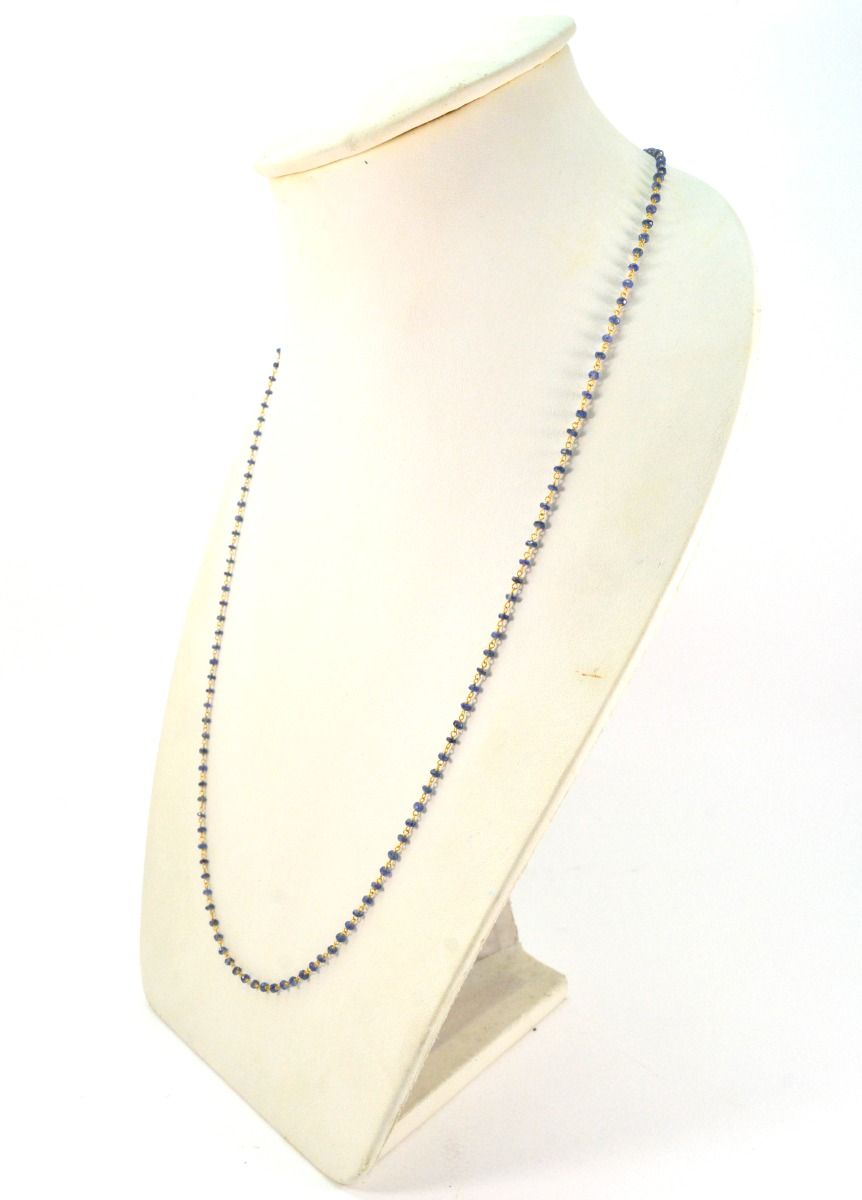 14k Solid Gold Necklace in 4.00 mm Size With Emerald Stone, SGGRC-130