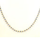 14k Solid Gold Necklace in 4.00 mm Size With Emerald Stone, SGGRC-130