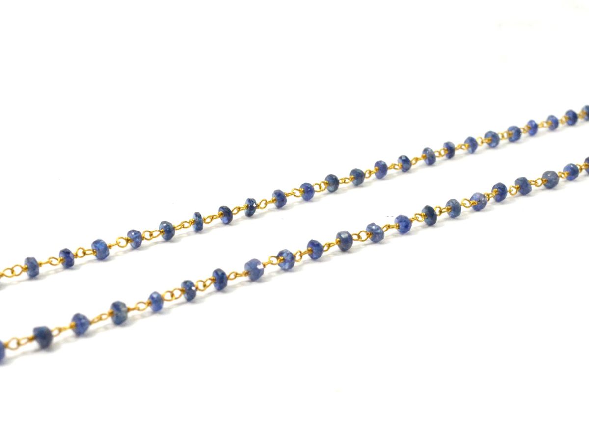 14k Solid Gold Necklace in 4.00 mm Size With Emerald Stone, SGGRC-130