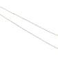 14k Solid Gold Necklace With Blue Sapphire Stone , 2.50 MM, SGGRC-131