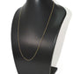 14k Solid Gold Necklace in 2.00 mm Size With Blue Sapphire Stone, SGGRC-132