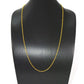 Biguilling 14k Solid Gold Necklace In Roundel Shape - 2MM,  SGGRC-135