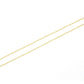 14k Solid Gold Necklace Studded With Natural Yellow Sapphire Stones, 2MM - SGGRC-136