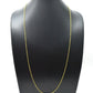 14k Solid Gold Necklace In Roundel Shape With 2MM Size - SGGRC-137