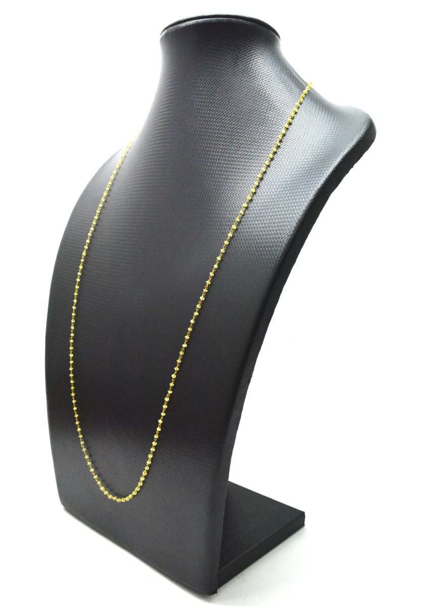 14k Solid Gold Necklace In Roundel Shape With 2MM Size - SGGRC-137