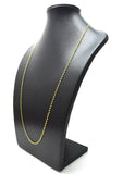 14k Solid Gold Necklace In Roundel Shape With 2MM Size - SGGRC-137