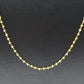 14k Solid Gold Necklace In Roundel Shape With 2MM Size - SGGRC-137