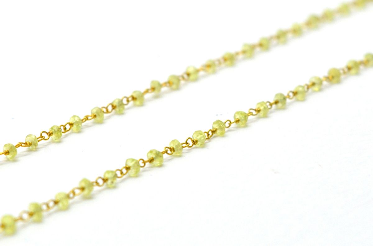 14k Solid Gold Necklace In Roundel Shape With 2MM Size - SGGRC-137