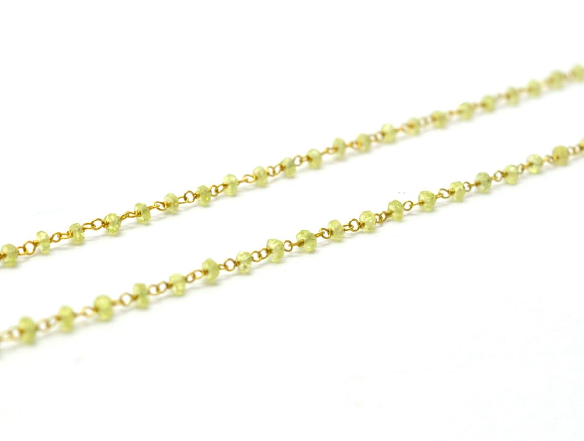 14k Solid Gold Necklace In Roundel Shape With 2MM Size - SGGRC-137