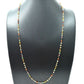 14k Solid Gold Necklace Studded With Multi Stone - 3MM,  SGGRC-144