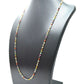 14k Solid Gold Necklace Studded With Multi Stone - 3MM,  SGGRC-144