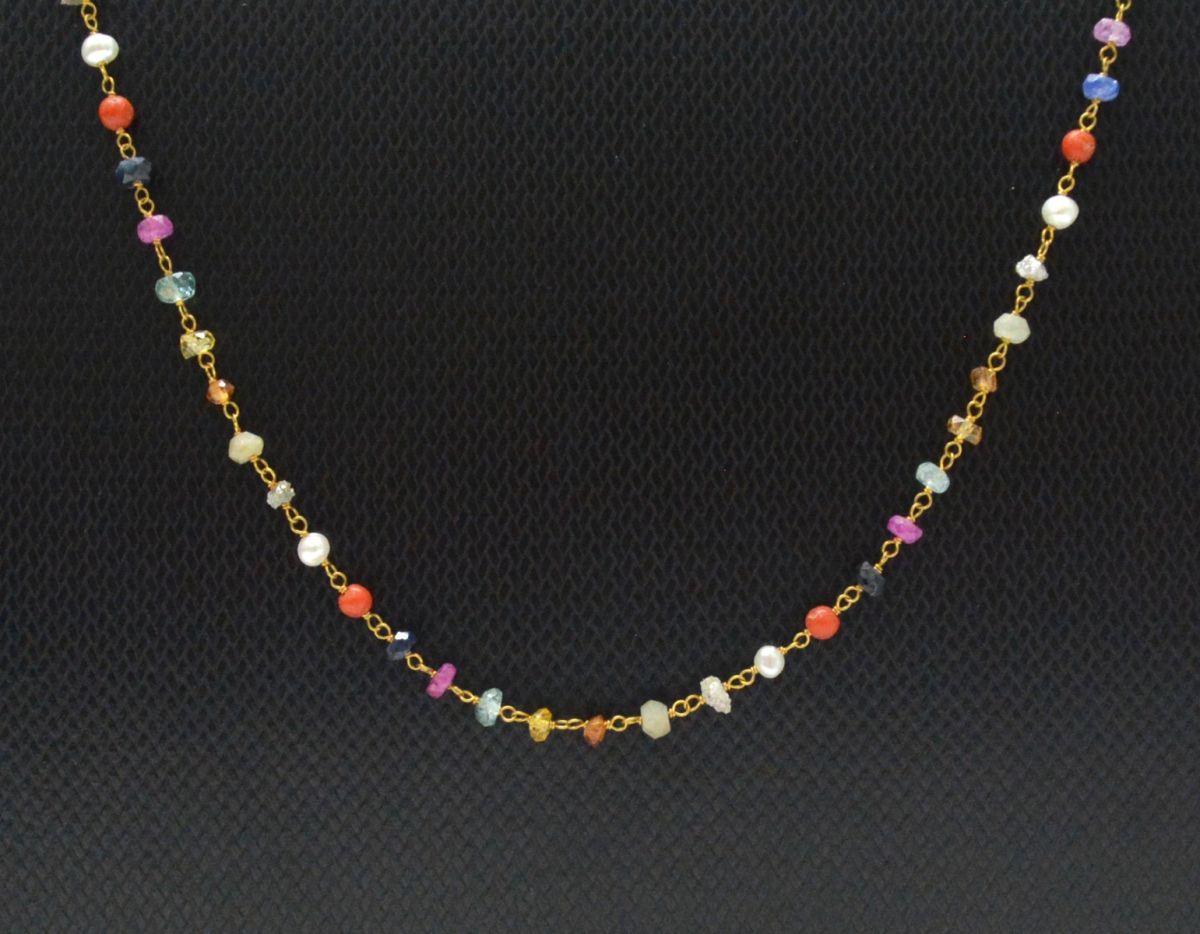 Amazingly 14k Solid Gold Necklace With AAA Quality in 3MM Size - SGGRC-146