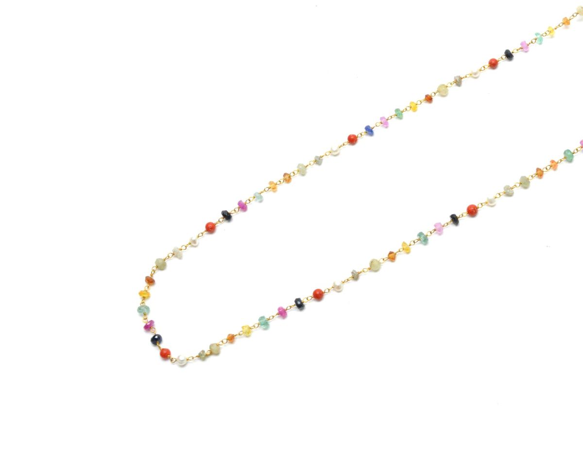 Amazingly 14k Solid Gold Necklace With AAA Quality in 3MM Size - SGGRC-146