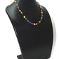 14k Solid Gold Necklace With Natural Multi Stones  - SGGRC-149