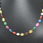 14k Solid Gold Necklace With Natural Multi Stones  - SGGRC-149