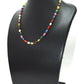 14k Solid Gold Necklace With Natural Multi Stones - Mix Size,  SGGRC-151