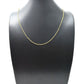 14k Solid Gold Necklace - Natural Multi Stones ,3MM - SGGRC-154