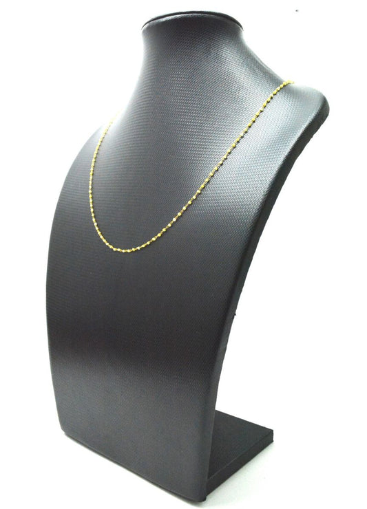 14k Solid Gold Necklace - Natural Multi Stones ,3MM - SGGRC-154
