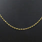 14k Solid Gold Necklace - Natural Multi Stones ,3MM