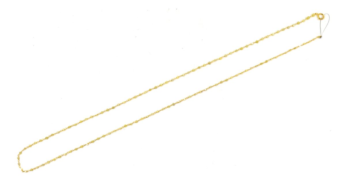 14k Solid Gold Necklace - Natural Multi Stones ,3MM - SGGRC-154