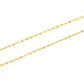 14k Solid Gold Necklace - Natural Multi Stones ,3MM - SGGRC-154