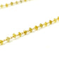Gorgeous 14k Solid Gold Necklace With Yellow Diamond Stone
