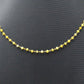 Stunning 14k Solid Gold Necklace in Roundel Shape - 2MM