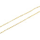 Stunning  14k Solid Gold Necklace in Roundel Shape - 2MM, SGGRC-156