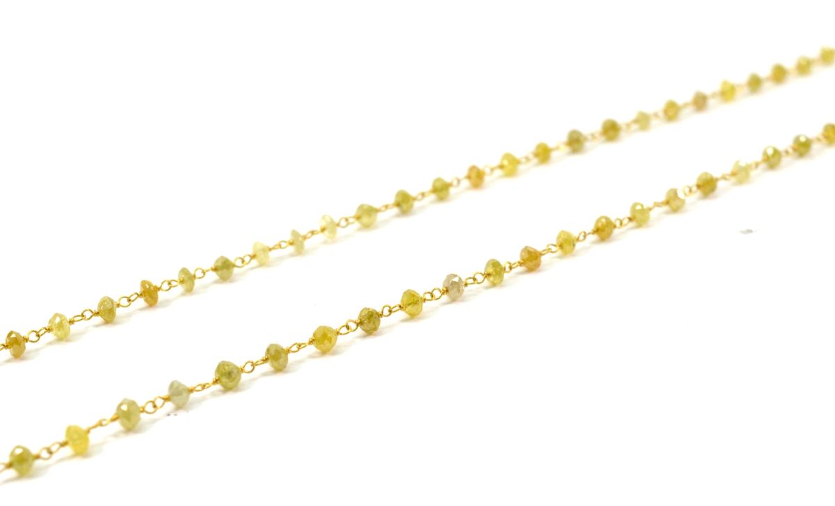 Stunning 14k Solid Gold Necklace in Roundel Shape - 2MM