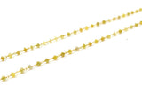 Stunning  14k Solid Gold Necklace in Roundel Shape - 2MM, SGGRC-156