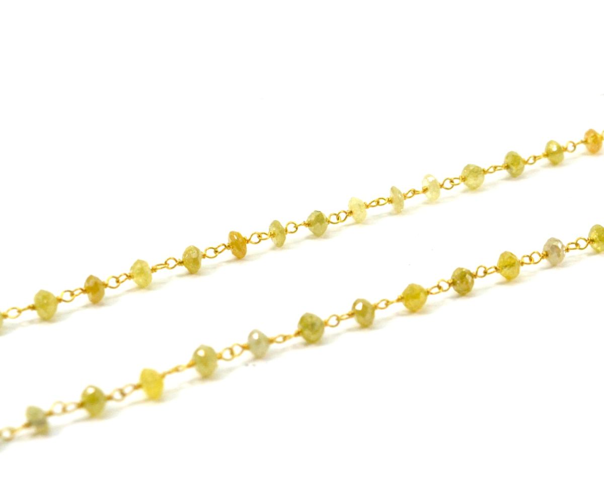 Stunning 14k Solid Gold Necklace in Roundel Shape - 2MM