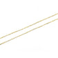 14k Solid Gold Necklace With Natural Yellow Diamond Stones -3MM Size