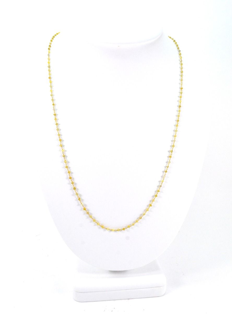 14k Solid Gold Necklace In Roundel Shape, 1.50 -2MM Size
