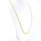 14k Solid Gold Necklace In Roundel Shape, 1.50 -2MM Size - SGGRC-159